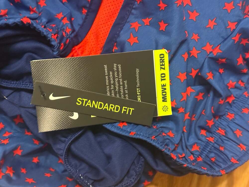 Nike Women's Americana Tempo Plus Size Dri-FIT Star Running Shorts 2x - Picture 7 of 8